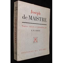 Joseph de Maistre.