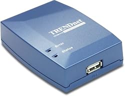 TRENDnet 1-Port Print Server TE100-P1U (Blue)