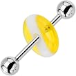 Yellow Lifesaver Barbell Tongue Ring