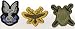 Nintendo Halo Xbox Patch - Set of 3 Hawk, Unsc, and Spartan Iron On