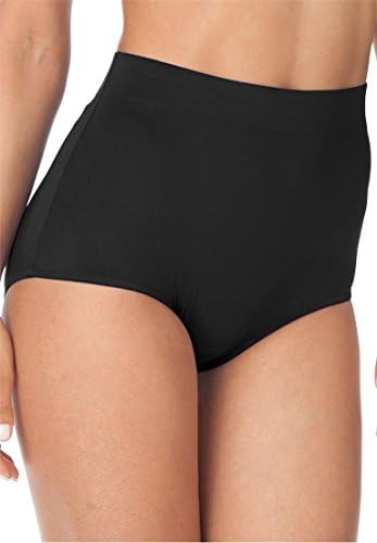 Secret Solutions Women's Plus Size Smooth Moves Microfiber Smoothing Briefs