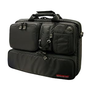 Deluxe Laptop Messenger Bag with Multi Pockets (Black) for Lenovo ThinkPad T400 2765-T6U... by 