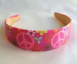 Amazon.com: Funky Pink Peace Headband: Health & Personal Care