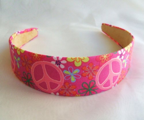Funky Pink Peace Headband