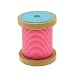 Button It Pink Stripe Bobbin Novelty Pin Cushion