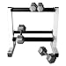 Cap Barbell Solid Hex Dumbbell Set with Rack (150 Pound)