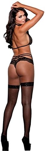 Black Perspective Three-point Suit Lace Sexy Lingerie Set