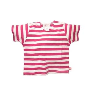 Primary Wide Stripe Short Sleeve T-Shirt by Zutano