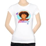 Women's: Corbin Bleu - Circle w/Hearts T-Shirt, XL - White
