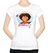 Women's: Corbin Bleu - Circle w/Hearts Specialty Products T-Shirt, L - White