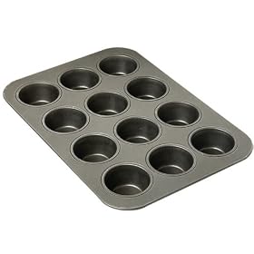 Click here to buy Chicago Metallic 12-Cup Muffin Pan by Chicago Metallic.