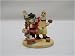 Traditional Christmas Cake Decoration - Santa carving large nutc