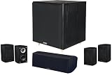 Pinnacle Speakers S-Fit SYS 6000 Audiophile Home Theater Speaker System (Black)