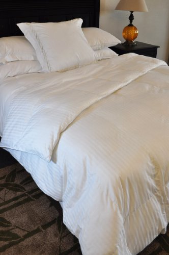 Natural Comfort Soft and Luxurious 300TC Sateen White Down Alternative Duvet Insert, Oversize King