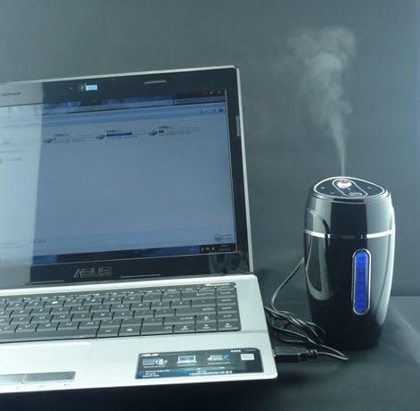 Nascco Portable USB Mini Humidifier Air Purifier Freshener for Car, Office and Bedroom