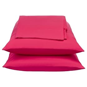 Casual Home Fuchsia Sheet Set - Twin