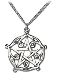 Pentagram of Brisingamen Gothic Pewter Necklace