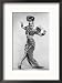Carmen Miranda (Maria de Carmo Miranda de Cunha) American Singer Known as the Brazilian Bombshell Framed Photographic Poster Print, 17x21