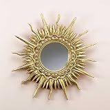 Gold Plated Sun Ray Mirror