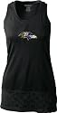 Baltimore Ravens Women's Black Frosted Logo Winner Tank