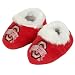 OHIO STATE BUCKEYES OFFICIAL LOGO BABY BOOTIE SLIPPERS 12-24 MOS