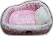 Deluxe Violet Pet Dog Puppy Cat Bed W/Pillow