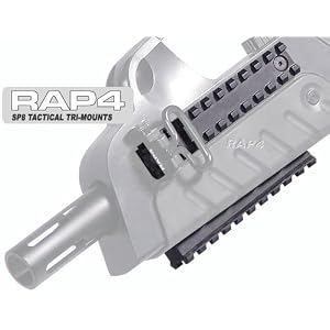 Smart Parts SP8 Paintball Gun Tactical Tri-Mount Rails (Set of 3) – paintball equipment