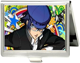 Persona 4 Naoto Shirogane Fashion Stainless Steel Business Name Card Case Holder
