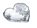 Celebrations by Mikasa Holiday Bloom Heart Dish, 10.75 Inches