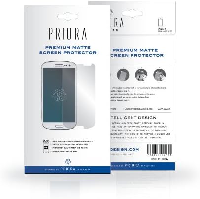 Priora Design Samsung Galaxy S3 Premium Matte Anti-Glare Screen Protector - 3 Pack (Lifetime Warranty)