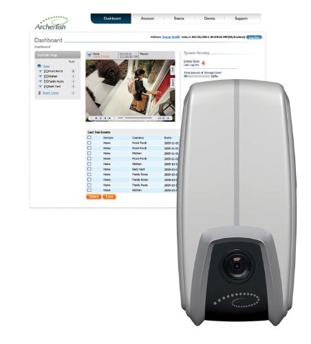 Archerfish Solo Wireless Intelligent Video Surveillance System with Built-In DVR