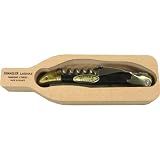 Black Laguiole Verdier Folding Knife and Corkscrew
