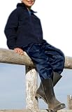 Regatta Kids Stormbreak Over Trousers, Navy, 2