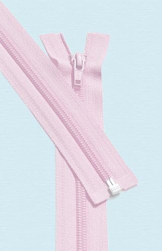 36" Light Weight Jacket Zipper ~ YKK #5 Nylon Coil Separating Zippers - 513 Pink (1 Zipper/pack)