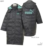 「PUMA(プーマ) ジュニア ダウン ベンチコート 817929 03ダークシャドウ 130」の画像