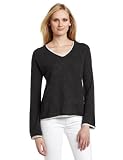 Minnie Rose Womens Double Layer Boxy Sweater