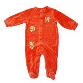 Buy Absorba Velour Frog Onesie Bodysuit (6 Months) by Absorba