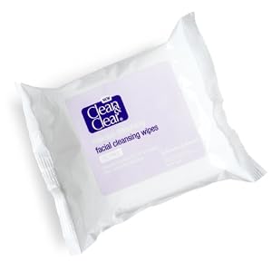 Clean and Clear Makeup Dissolving Facial Cleansing Wipes, 25 Wipes Packages (Pack of 3) by Clean & Clear