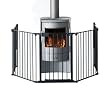 Baby Dan 5616-10600-17-85 - Kaminschutzgitter, Flex 5, schwarz, Elementbreite: 60 cm; nutzbar für Türbreite 90-300 cm