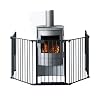 Baby Dan 5616-10600-17-85 - Kaminschutzgitter, Flex 5, schwarz, Elementbreite: 60 cm; nutzbar f�r T�rbreite 90-300 cm