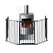 Baby Dan 5616-10600-17-85 - Kaminschutzgitter, Flex 5, schwarz, Elementbreite: 60 cm; nutzbar f�r T�rbreite 90-300 cm