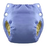 SwaddleBees Snap Pocket Cloth Diaper, Small, Periwinkle