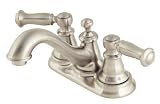 Price Pfister 048-CT0K Bristol Double Handle Centerset Lavatory Faucet, Brushed Nickel