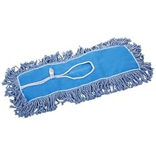 Wilen C003018, Permatwist Polyester Back Dust Mop, 18" Length x 5" Width, Blue (Case of 12)