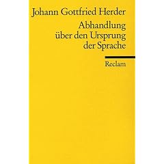 Abhandlung �ber den Ursprung der Sprache