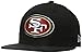 NFL Mens San Francisco 49ers On Field 5950 Black Cap By New Era