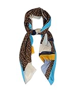 Fendi Bufanda (Marrón / Multicolor)