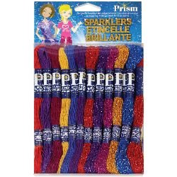 Prism Six-Strand Floss Pack 8 Meters 24/Pkg-Sparklers
