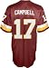 Jason Campbell Washington Redskins Youth Garnet NFL Equipment Replica Football Jersey By Reebok (L=14-16)