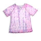 SILVER PONY - Silver Pony - Toddler Girls Tie Dye Tee Shirt, Pink, Lavender